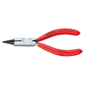 Knipex 19 01 130 Pliers Round Nose with Cutting Edge black 130mm